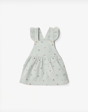 Little Dutch Φορεματάκι αμάνικο Fairy Green Flower