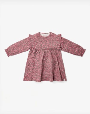 Little Dutch Φορεματάκι μακρυμάνικο Rouge Flower