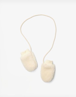 Little Dutch Γαντάκια teddy Off White (3-9 μηνών)