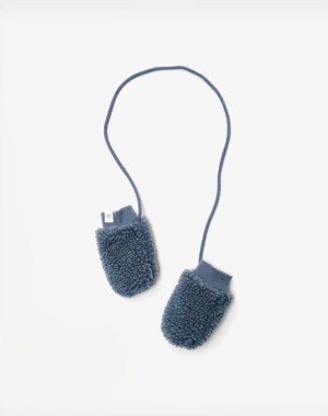 Little Dutch Γαντάκια teddy Stone Blue (3-9 μηνών)