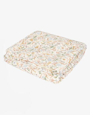 LITTLE DUTCH. Κουβέρτα με επένδυση fleece Safari Wonders 110x140