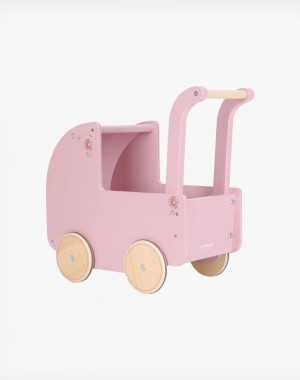 Little Dutch Ξύλινο βρεφικό καρότσι για κούκλες FSC