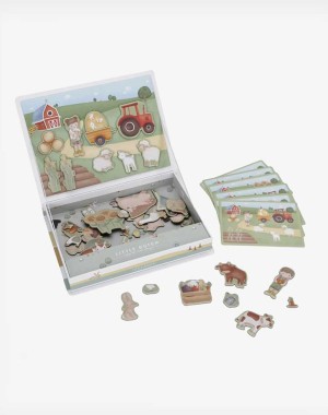 Little Dutch Μαγνητικό παιχνίδι σύνθεσης εικόνων σε κασετίνα Little Farm FSC