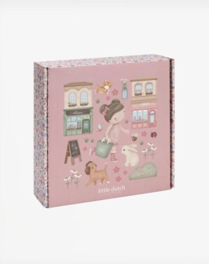 Little Dutch Μεγάλο σετ ζωγραφικής - κατασκευών σε κουτί Rosa