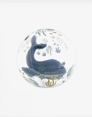 Little Dutch Μπάλα παραλίας 3D Ocean World Μπλε (35 εκ.)