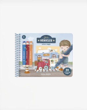 Little Dutch Μπλοκ ζωγραφικής με ξυλομπογιές Jim