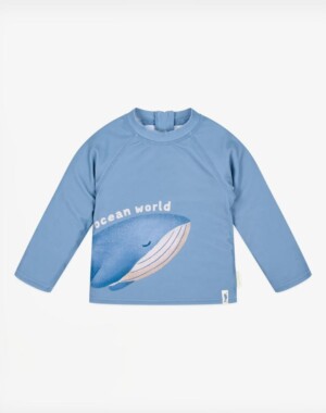 Little Dutch Μπλουζάκι μακρυμάνικο με προστασία UV Ocean Blue