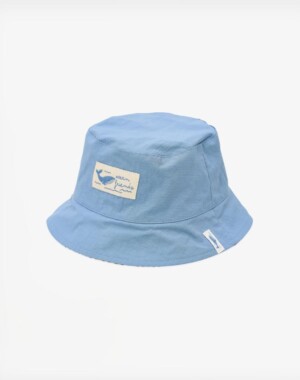 Little Dutch Παιδικό καπέλο ήλιου διπλής όψης Ocean Blue Νο 1 (3-9 μηνών)