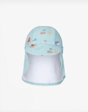 Little Dutch Παιδικό καπέλο ήλιου Ocean Friends Νο 2 (6-18 μηνών)
