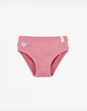 Little Dutch Παιδικό μαγιό μπικίνι με βολάν Dreamy Pink Sparkle