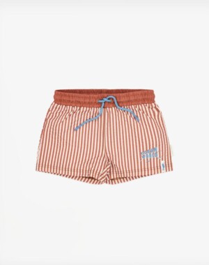 Little Dutch Παιδικό μαγιό βερμούδα για αγόρια Ocean Brown Stripes
