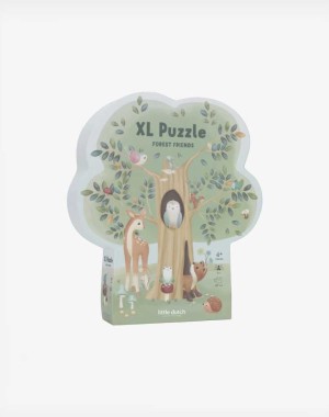 Little Dutch Παζλ δαπέδου 37 κομματιών Forest Friends FSC