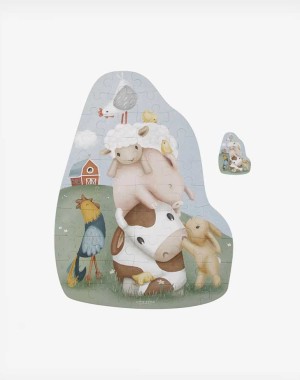 Little Dutch Παζλ δαπέδου 42 κομματιών Little Farm FSC