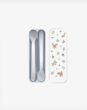 Little Dutch Σετ 2 κουταλάκια φαγητού Mio Forest Friends