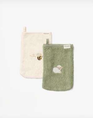 Little Dutch Σετ 2 πανάκια μπάνιου με κέντημα Little Farm