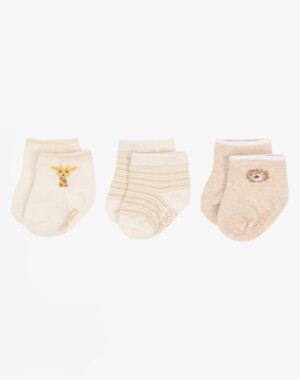 LITTLE DUTCH. Σετ 3 ζευγάρια κάλτσες Little Safari Newborn Multi No 2 (4-9 μηνών)