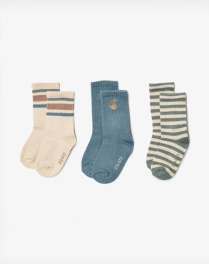 Little Dutch Σετ 3 ζευγάρια κάλτσες Toddler Boy Multi