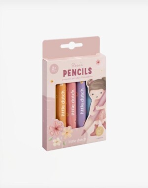 Little Dutch Σετ 6 Ξυλομπογιές Rosa