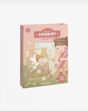 Little Dutch Σετ χρωματισμού Rosa Fairy Garden