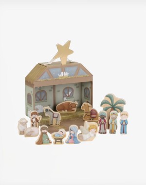 Little Dutch Σετ φάτνη με φιγούρες FSC