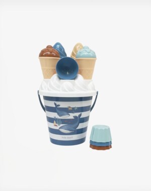 Little Dutch Σετ κουβαδάκια παραλίας Ice Cream Ocean World Μπλε
