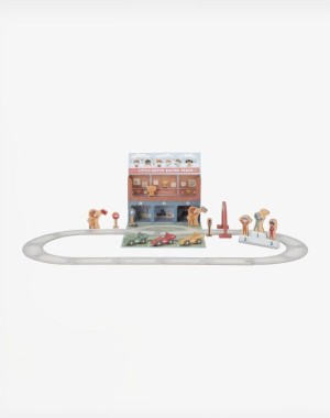 Little Dutch Βαλιτσάκι παιχνιδιού με πίστα αγώνων FSC