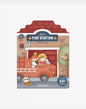 Little Dutch Βιβλιαράκι με αυτοκόλλητα Jim