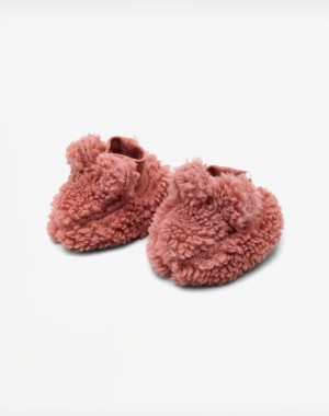 Little Dutch Βρεφικά μποτάκια αγκαλιάς teddy Pink Blush No2 (3-9 μηνών)