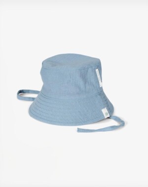 Little Dutch Βρεφικό καπέλο ήλιου Stone Blue Νο 2 (3-6 μηνών)