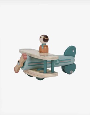 Little Dutch Ξύλινο παιχνίδι αεροπλανάκι FSC