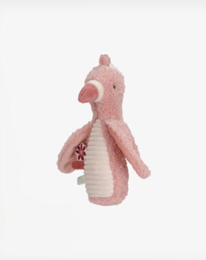 Little Dutch Υφασμάτινη κουδουνίστρα Flamingo GRS