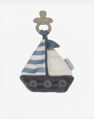 Little Dutch Υφασμάτινο ντουντού βαρκάκι με κλιπ πιπίλας Sailors Bay
