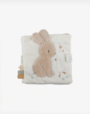 Little Dutch Υφασμάτινο βιβλιαράκι δραστηριοτήτων Newborn Naturals GRS