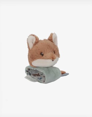 Little Dutch Υφασμάτινο βραχιολάκι-κουδουνίστρα Forest Friends GRS