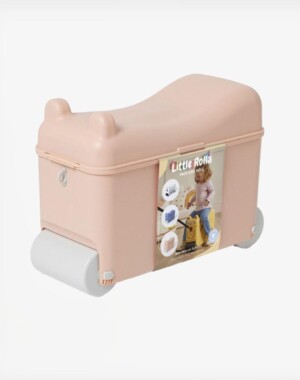 Little Rolla Παιδική Ride-On Βαλίτσα Ταξιδιού με Ρόδες Little Roller Dusty Pink 16L