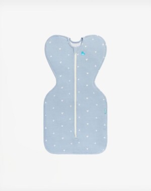 Love to Dream Υπνόσακος Swaddle UP Bamboo Original 1.0tog – Boats Mist Blue για μωρά 3.5 - 6 kg