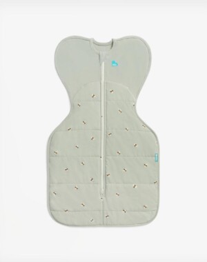Love to Dream Υπνόσακος Swaddle UP Quilted Cotton 2.5T – Olive Bees για μωρά 6 - 8,5 kg