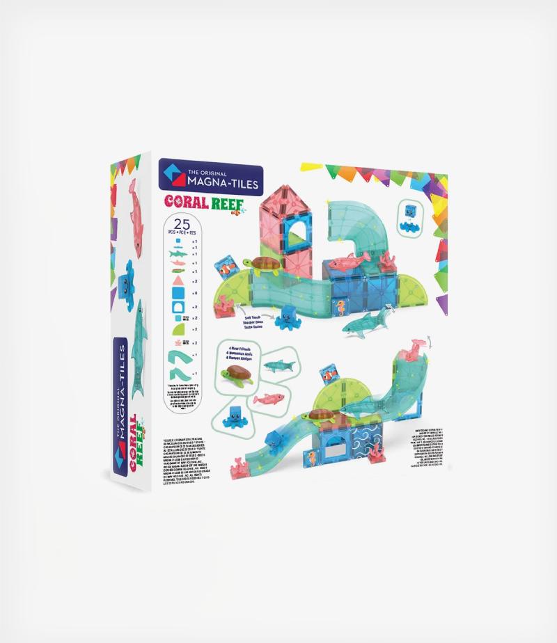 Magna-Tiles Coral Reef 25 Τεμάχια – Μαγνητικά Πλακίδια STEM με Κοράλλια (3+ ετών) - Image 2