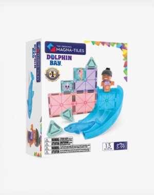 Magna-Tiles Dolphin Bay 13 Τεμάχια – Μαγνητικά Πλακίδια STEM με Δελφίνι (3+ ετών)
