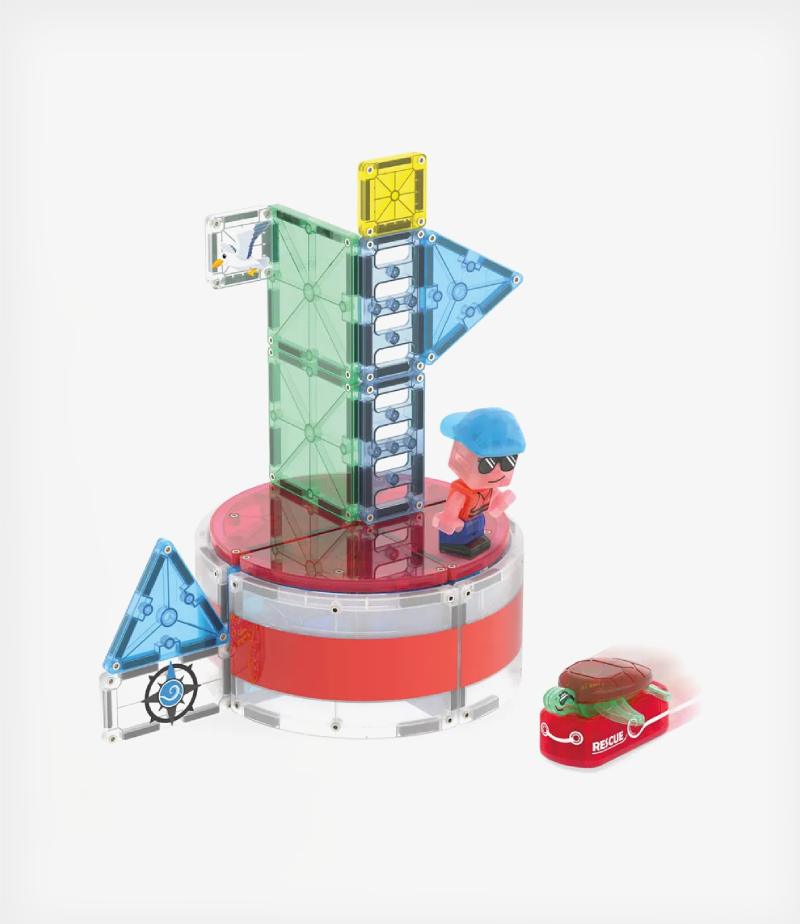 Magna-Tiles Lighthouse Rescue 26 Τεμάχια – Μαγνητικά Πλακίδια STEM (3+ ετών) - Image 4