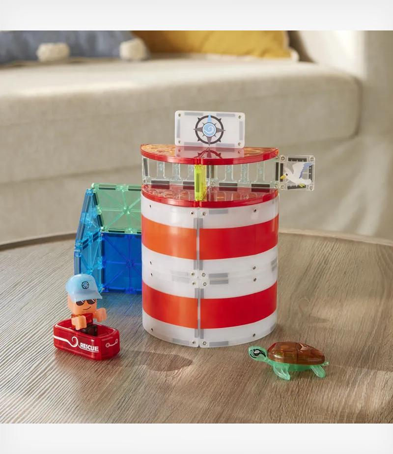 Magna-Tiles Lighthouse Rescue 26 Τεμάχια – Μαγνητικά Πλακίδια STEM (3+ ετών) - Image 5