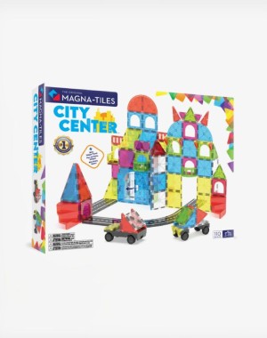 Magna-Tiles Μαγνητικά Πλακίδια City Center 110 Κομμάτια (3+ ετών)