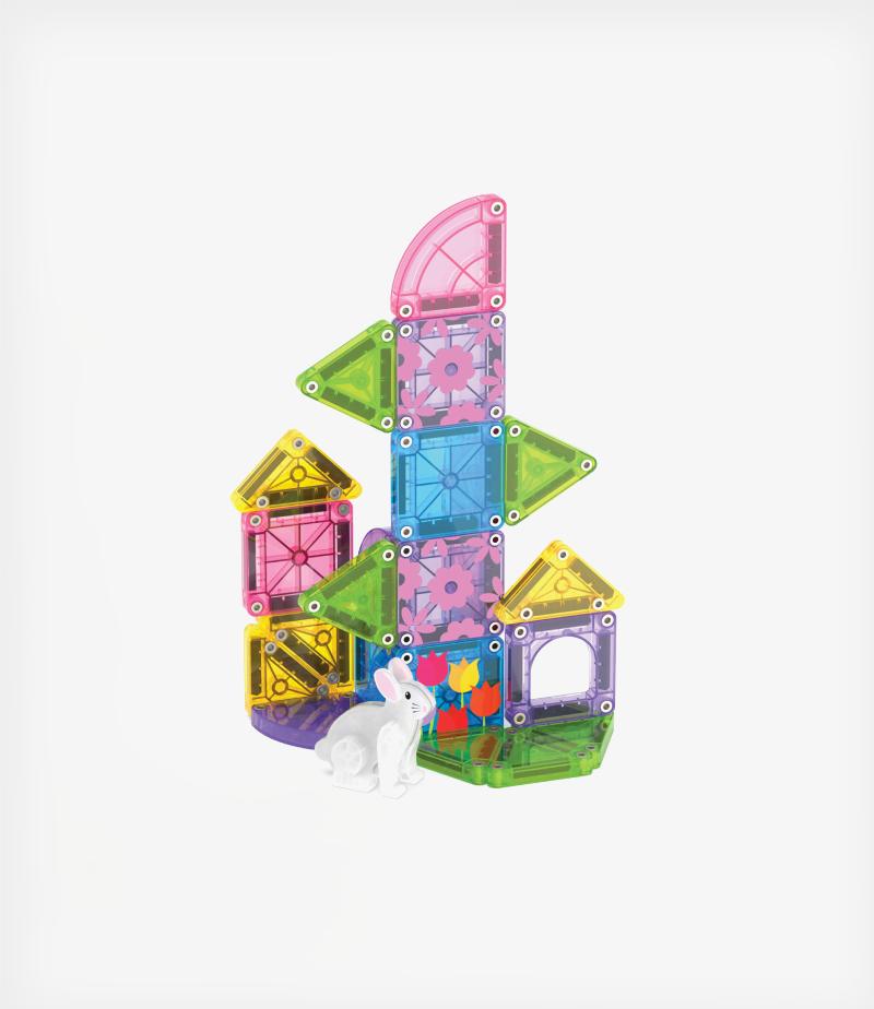 Magna-Tiles Μαγνητικά Πλακίδια MicroMAGS Spring Garden Travel Set 24 Κομμάτια (3+ ετών) - Image 3