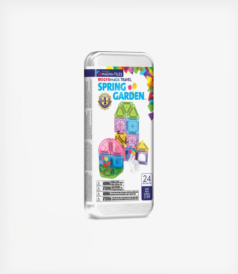 Magna-Tiles Μαγνητικά Πλακίδια MicroMAGS Spring Garden Travel Set 24 Κομμάτια (3+ ετών)