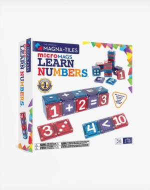 Magna-Tiles Μαγνητικά Πλακίδια microMAGS Learn Numbers 56 Τεμάχια STEM (3+ ετών)