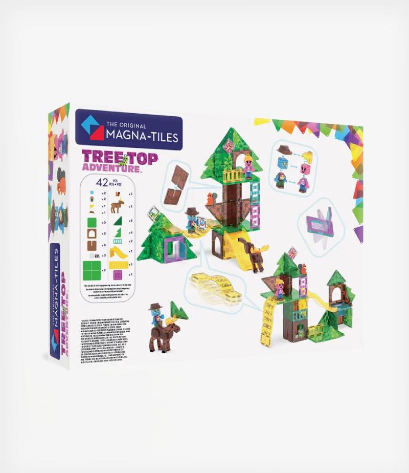 Magna-Tiles Tree Top Adventure 42 Τεμάχια – Μαγνητικά Πλακίδια STEM (3+ ετών) - Image 2