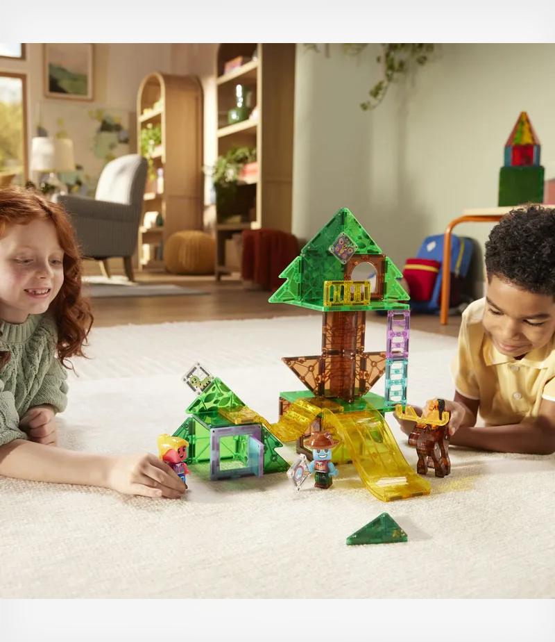 Magna-Tiles Tree Top Adventure 42 Τεμάχια – Μαγνητικά Πλακίδια STEM (3+ ετών) - Image 4