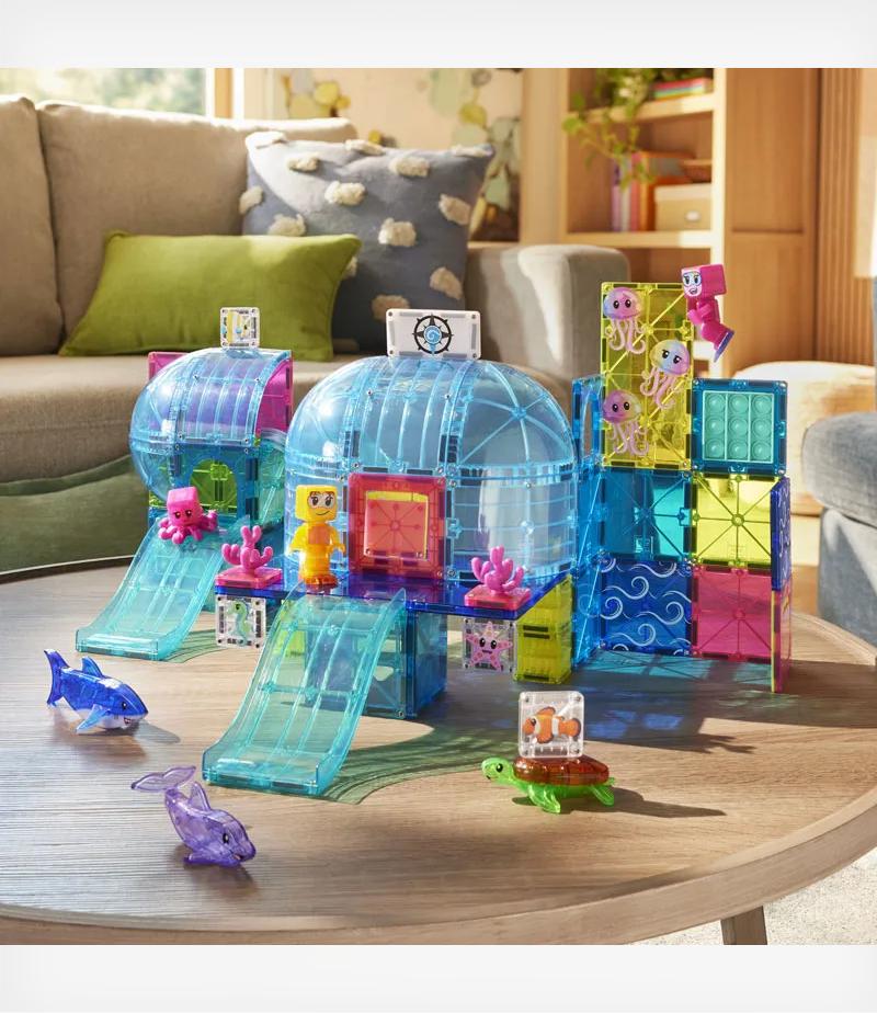 Magna-Tiles Undersea Adventure 58 Τεμάχια – Μαγνητικά Πλακίδια STEM με Βυθό (3+ ετών) - Image 5