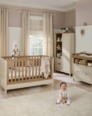 Mamas & Papas Σετ Κρεβάτι Σιφονιέρα Harwell Cashmere