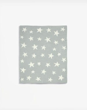 Mamas & Papas Κουβέρτα Πλεκτή Chenille 70*90 Grey Star